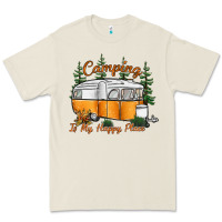 Bone camping is my happy place Premium Tee - SublimationCraftShop