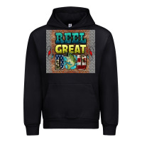 Black reel great dad Urban Hoodie - HRA Design Shop