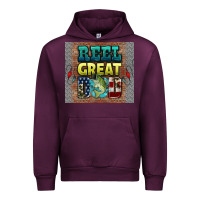 Mauve Wine reel great dad Urban Hoodie - HRA Design Shop