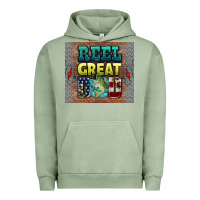Pigment Oil Green reel great dad Urban Hoodie - HRA Design Shop