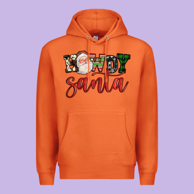 Howdy Santa Premium Hoodie Designed By Fadigitalartstudio