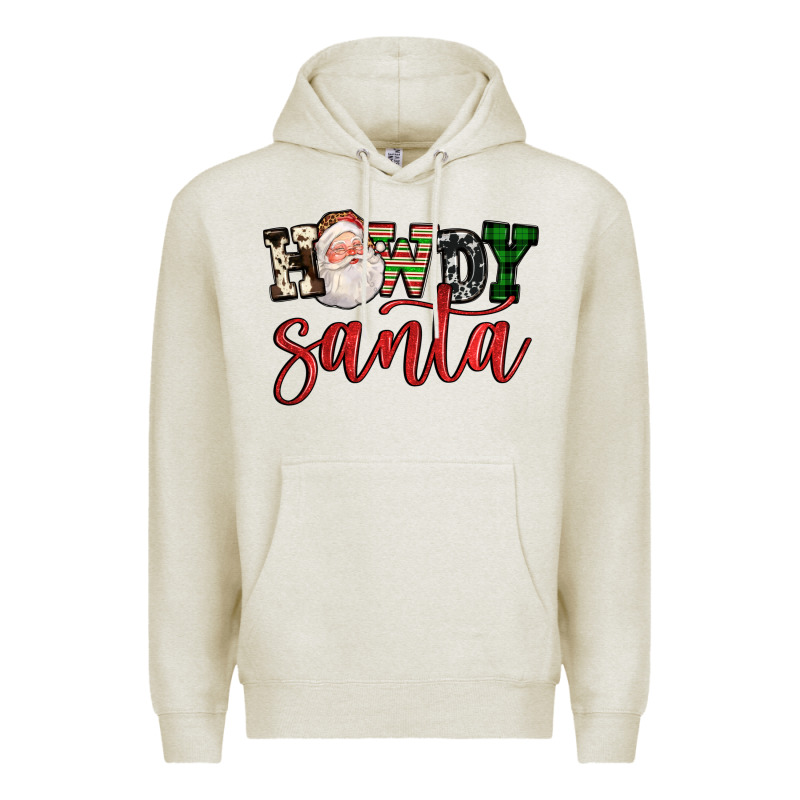 Howdy Santa Premium Hoodie by FaDigitalArtStudio | Teevron