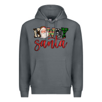 Rock howdy santa Premium Hoodie - FaDigitalArtStudio