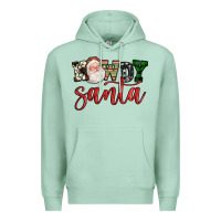 Seafoam howdy santa Premium Hoodie - FaDigitalArtStudio