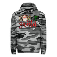 Slate Camo howdy santa Premium Hoodie - FaDigitalArtStudio