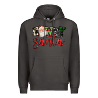 Smoke howdy santa Premium Hoodie - FaDigitalArtStudio