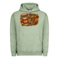 Pigment Oil Green tis the season to be basic Urban Hoodie - RacoonDesign