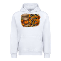 White tis the season to be basic Urban Hoodie - RacoonDesign