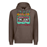 Coffee i am not old i am a classic sunflower floral casse Premium Hoodie - FaDigitalArtStudio