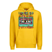 Lemon i am not old i am a classic sunflower floral casse Premium Hoodie - FaDigitalArtStudio