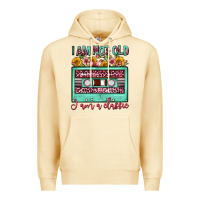 Pina Colada i am not old i am a classic sunflower floral casse Premium Hoodie - FaDigitalArtStudio