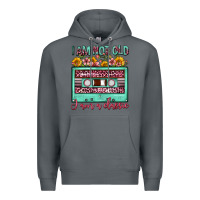 Rock i am not old i am a classic sunflower floral casse Premium Hoodie - FaDigitalArtStudio
