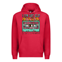Cardinal i am not old i am a classic sunflower floral casse Premium Hoodie - FaDigitalArtStudio