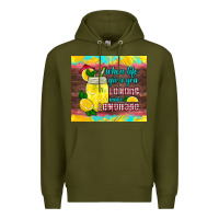 Army Green when life gives you lemons make lemonade Premium Hoodie - HRA Design Shop