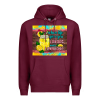 Burgundy when life gives you lemons make lemonade Premium Hoodie - HRA Design Shop
