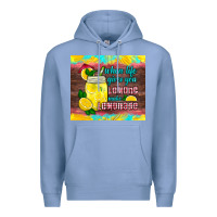 Colony Blue when life gives you lemons make lemonade Premium Hoodie - HRA Design Shop