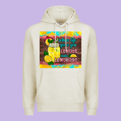 When Life Gives You Lemons Make Lemonade Premium Hoodie Designed By Hra Design Shop