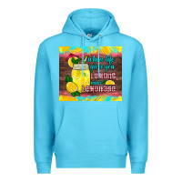 Ocean Blue when life gives you lemons make lemonade Premium Hoodie - HRA Design Shop
