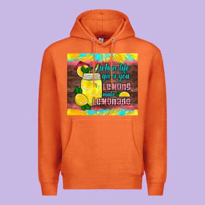 When Life Gives You Lemons Make Lemonade Premium Hoodie Designed By Hra Design Shop