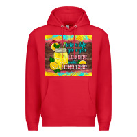 Red when life gives you lemons make lemonade Premium Hoodie - HRA Design Shop