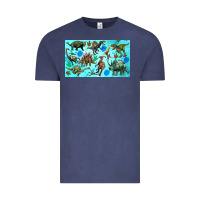 Vintage Denim dinosaurs sippy cup Vintage Tee - Artiststas
