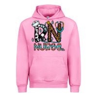 Fuchsia Pink rn nurse Urban Hoodie - CowhideDigitalArt