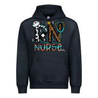 Navy rn nurse Urban Hoodie - CowhideDigitalArt