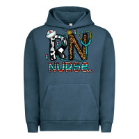 Pigment Midnight Navy rn nurse Urban Hoodie - CowhideDigitalArt
