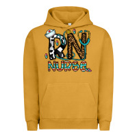 Pigment Peanut Butter rn nurse Urban Hoodie - CowhideDigitalArt