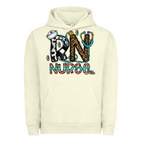 Pigment Pistachio rn nurse Urban Hoodie - CowhideDigitalArt