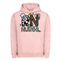 Pigment Salmon rn nurse Urban Hoodie - CowhideDigitalArt