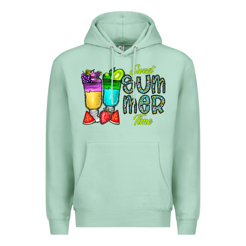 Sweet Summer Time3 Premium Hoodie by CowhideDigitalArt | Teevron