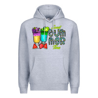 Heather Grey sweet summer time3 Premium Hoodie - CowhideDigitalArt