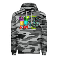 Slate Camo sweet summer time3 Premium Hoodie - CowhideDigitalArt
