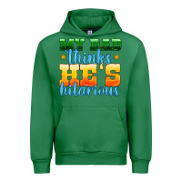Emerald my dad thinks he is hilarious Urban Hoodie - HRA Design Shop