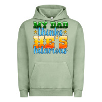 Pigment Oil Green my dad thinks he is hilarious Urban Hoodie - HRA Design Shop