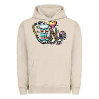 Pigment French Oak Rn Urban Hoodie - CowhideDigitalArt