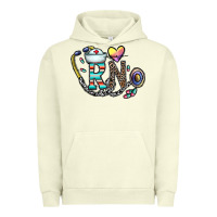 Pigment Pistachio Rn Urban Hoodie - CowhideDigitalArt