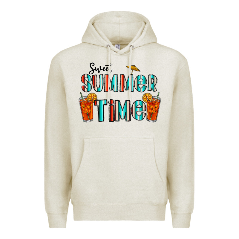 Sweet Summer Time Premium Hoodie by CowhideDigitalArt | Teevron