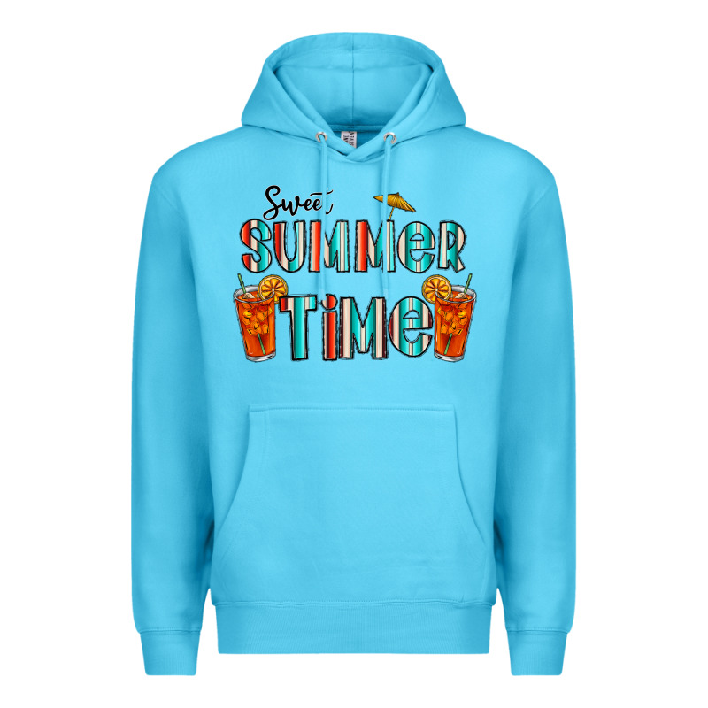 Sweet Summer Time Premium Hoodie by CowhideDigitalArt | Teevron