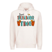 Pale Pink sweet summer time Premium Hoodie - CowhideDigitalArt