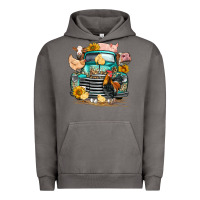 Pigment Tornado farm truck farm animals Urban Hoodie - FaDigitalArtStudio