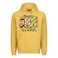 Antique Gold happy 100 day of school Premium Hoodie - RacoonDesign