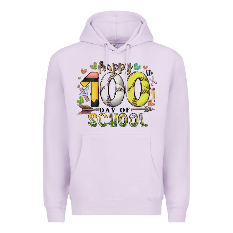 Happy 100 Day Of School Premium Hoodie by RacoonDesign | Teevron