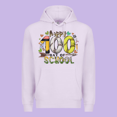 Happy 100 Day Of School Premium Hoodie Designed By Racoondesign