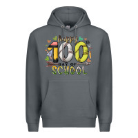 Rock happy 100 day of school Premium Hoodie - RacoonDesign