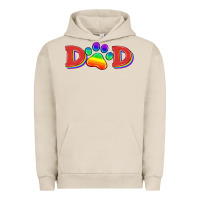 Pigment French Oak lgbtq dad and paw Urban Hoodie - HRA Design Shop