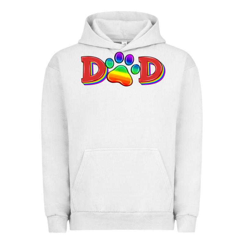 Lgbtq Dad And Paw Urban Hoodie by HRA Design Shop | Teevron