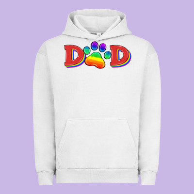 Lgbtq Dad And Paw Urban Hoodie Designed By Hra Design Shop