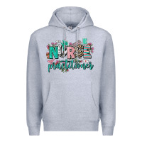 Heather Grey nurse practitioner Premium Hoodie - AdoDesignShop